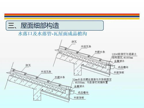 建筑施工屋面工程细部节点工艺,可下载